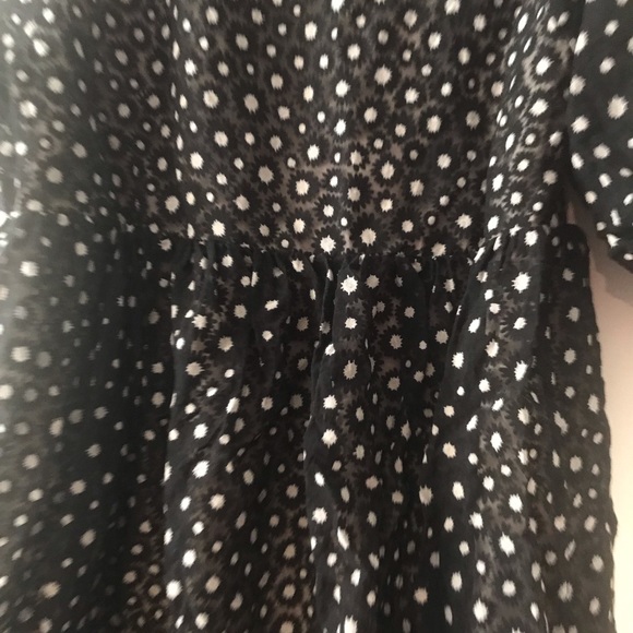 Wilfred baby doll lace mini dress with puffy sleeves - Picture 6 of 8